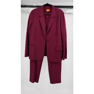 Mary Crafts 2 Piece Suit Maroon Size 14 Women’s